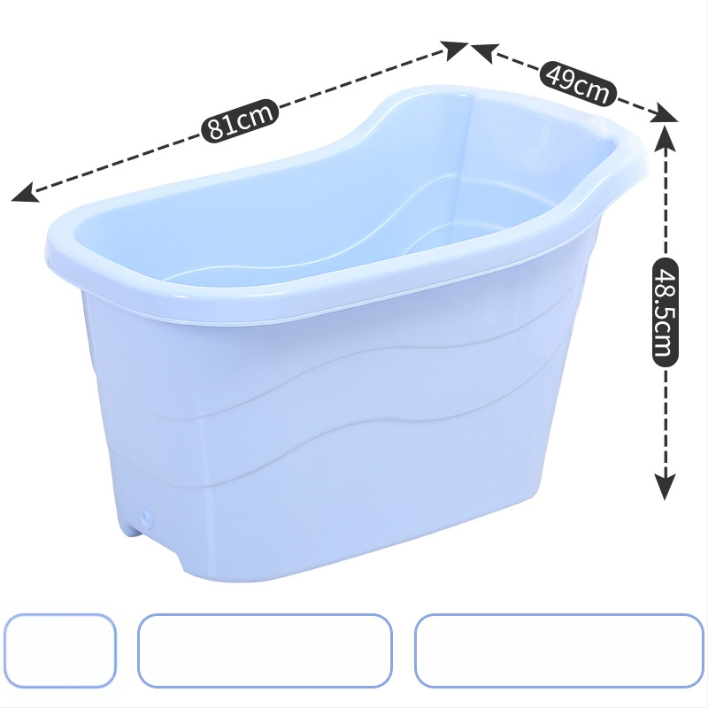 Izoliuotos plastikinės vonios kibiras kūdikiams ir vaikams – dviejų sluoksnių dizainas