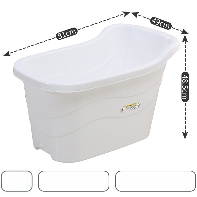 Izoliuotos plastikinės vonios kibiras kūdikiams ir vaikams – dviejų sluoksnių dizainas