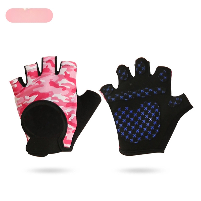 Vaikų delno apsauginės pirštinės dviračių sportui ir tinkliniam volejbolui – poliesterio pluoštas, delno apsauga