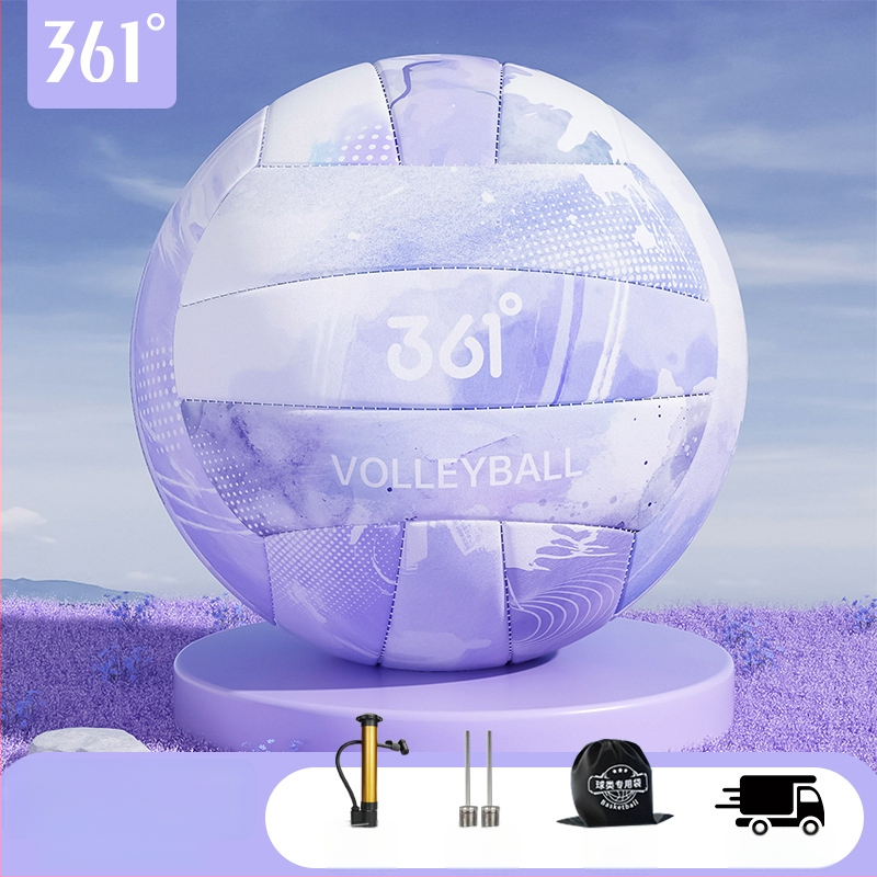 361° Vidinis treniruočių tinklinis kamuolys gimnazijos mokiniams — PVC, siūtas mašina, treniravimui ir varžyboms