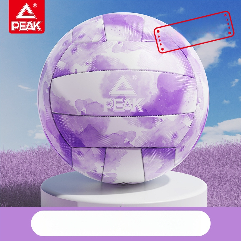 Peak PVC minkštas tinklinis kamuolys Nr. 5, YQF5206, mašininis siuvimas