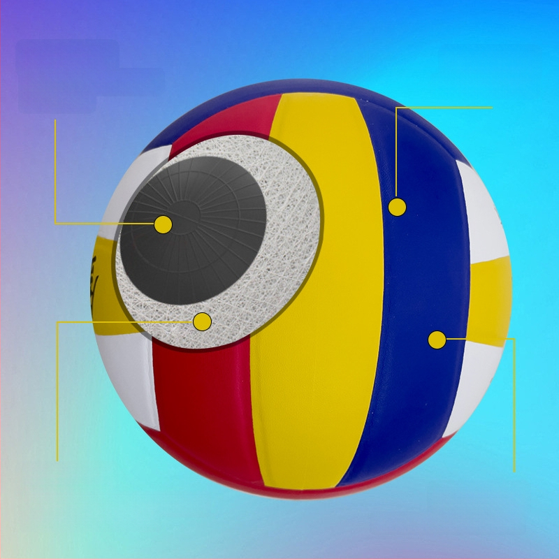 Vidaus voleibolis Ray Win Cards – PVC medžiaga, klijuojami siūlai, pritaikomas, tinkamas mokykloms