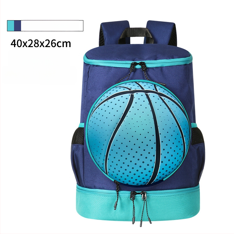 Spordikott suure mahutavusega, eraldi jalanõude sektsioon ja pallide hoiukoht, hingav PU materjal