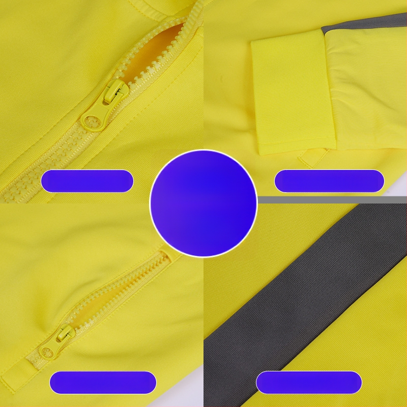 Vyrų rudens-žiemos sportinis kostiumas bėgimui su ilgomis rankovėmis ir gobtuvu, greitai džiūstantis poliesterio-elastano mišinys, storas audinys