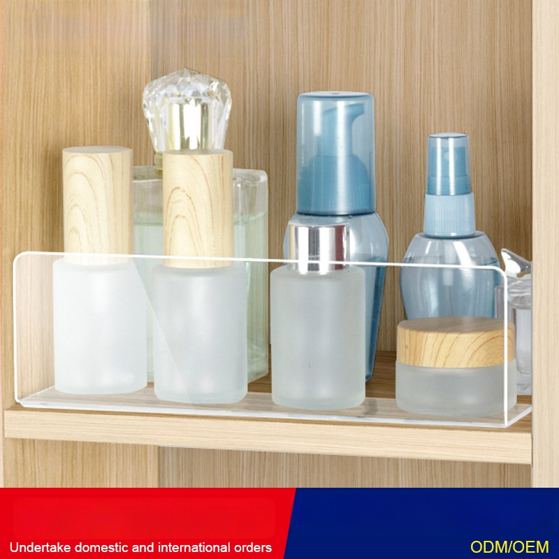 Läbipaistev akrüülpaneel peeglikapi jaoks vannitoas, kukkumist tõkebarjäär, paigaldus ilma puurimiseta, ühe sektsioon jagaja