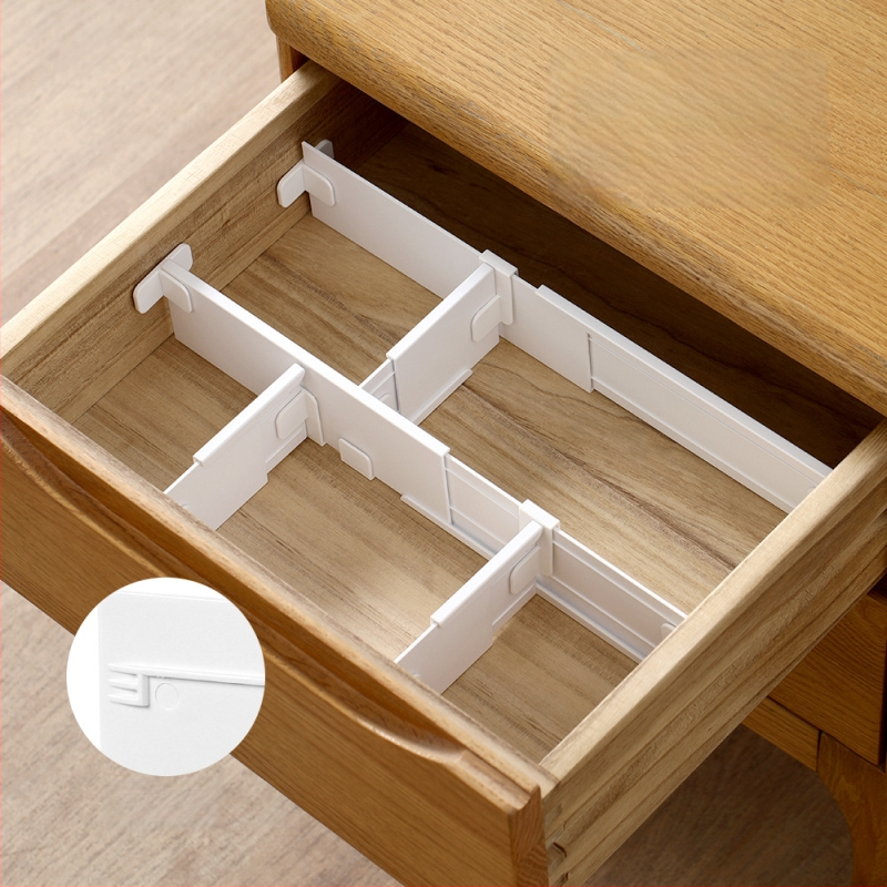 FaSoLa Köögikasti Sahtli Eraldaja – PP materjal, Loominguline stiil, Põrandale paigaldus, Teleskoopiline sahtli eraldaja, Üks kiht