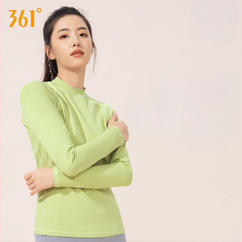 361 Naiste jooga pikkade kätega top sügiseste treeningute jaoks – fliisi vooder, 78% polüester