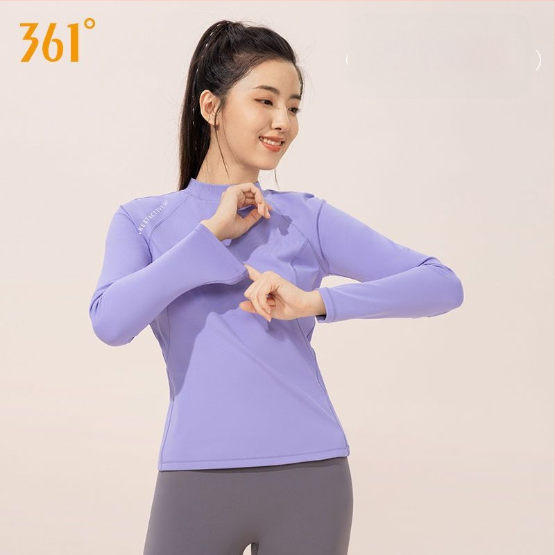 361 Naiste jooga pikkade kätega top sügiseste treeningute jaoks – fliisi vooder, 78% polüester