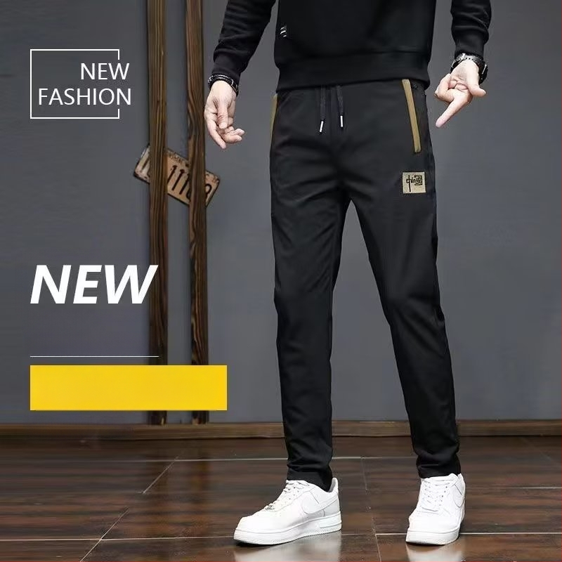 Vīriešu ikdienas bikses vasarai, taisns griezums, viduklis vidējā augstumā, poliestera maisījums, elpojošas