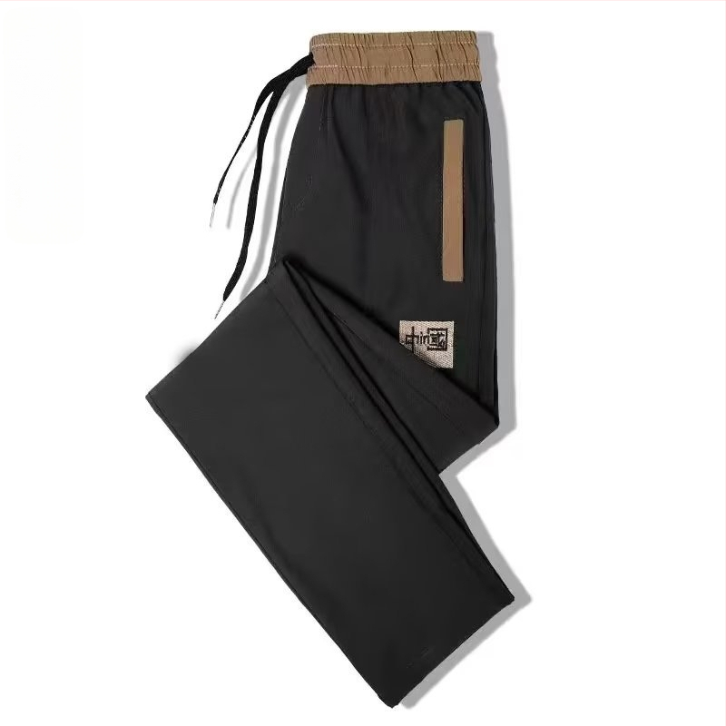 Vīriešu ikdienas bikses vasarai, taisns griezums, viduklis vidējā augstumā, poliestera maisījums, elpojošas