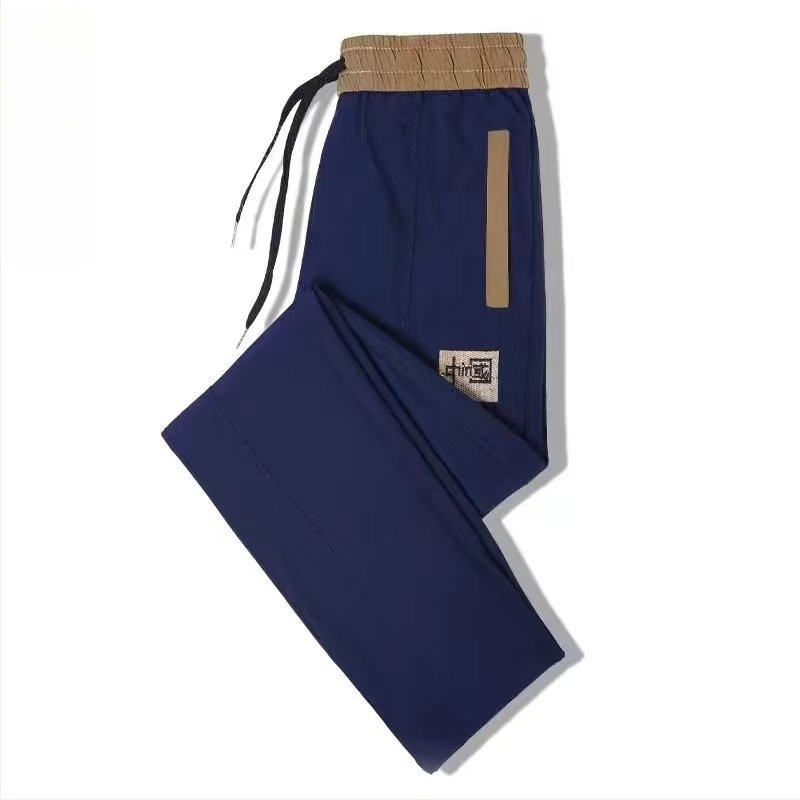 Vīriešu ikdienas bikses vasarai, taisns griezums, viduklis vidējā augstumā, poliestera maisījums, elpojošas