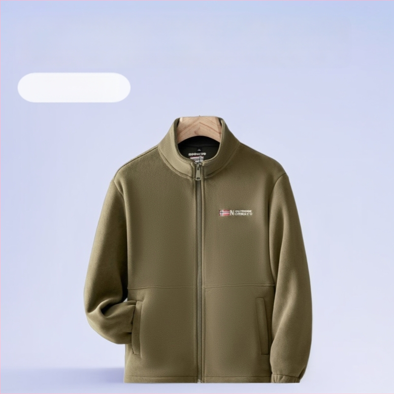 Fliso striukė, kardigano stiliaus, unisex, fliso audinys, žiemai ir rudeniui