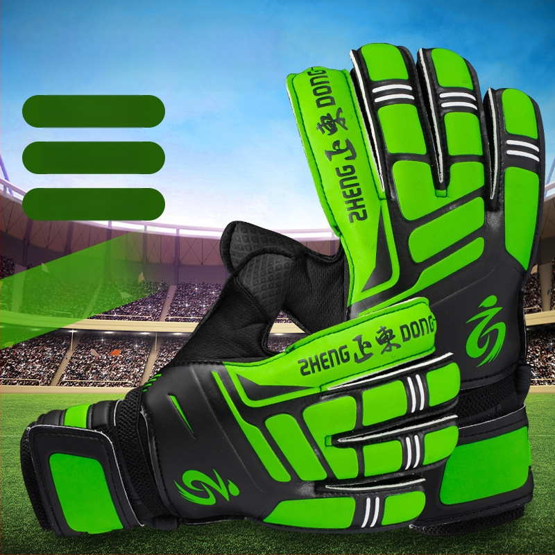 Vārtsarga cimdi 618 – Zhengdong, universālie, pirkstu aizsardzība, elpojoši, nodilumizturīgi, pretnoslīdējoši, futbolam