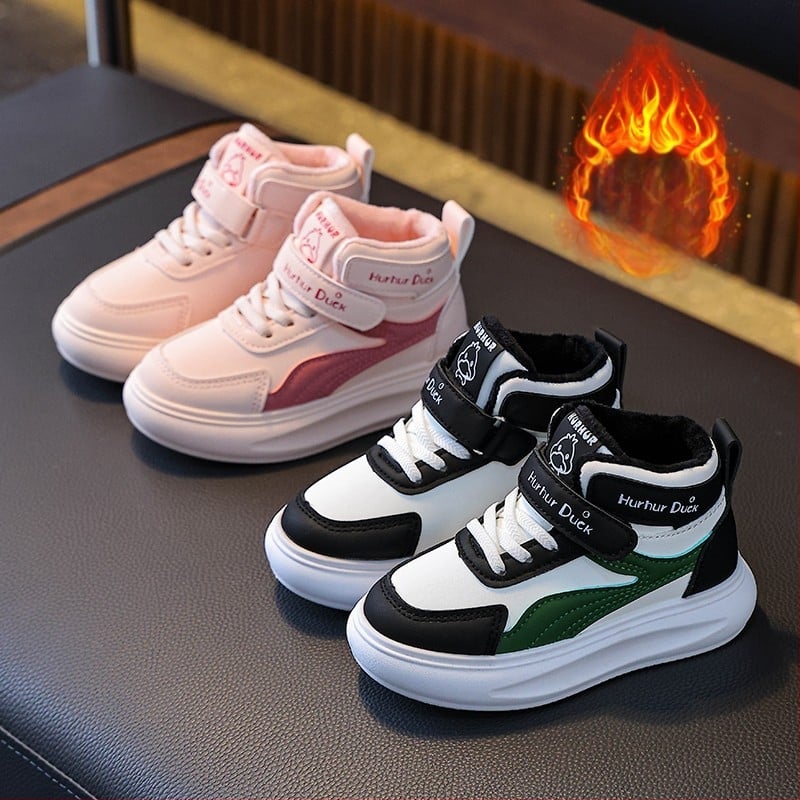 Bērnu sporta apavi PU augšdaļa, PVC zole, viegli, anti-slīdēšana, izturīgi (pavasaris/rudens; Velcro)