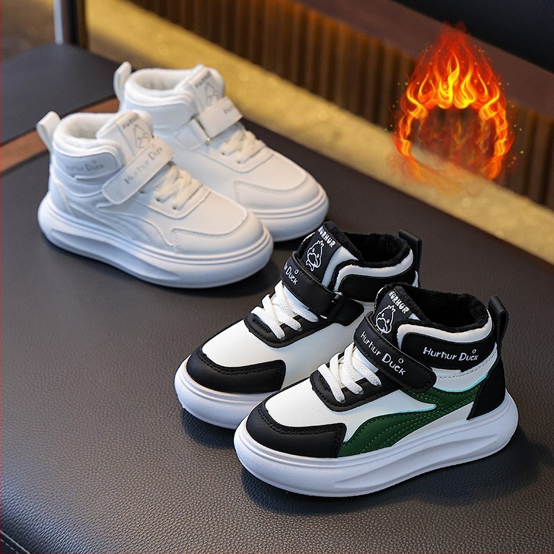 Bērnu sporta apavi PU augšdaļa, PVC zole, viegli, anti-slīdēšana, izturīgi (pavasaris/rudens; Velcro)