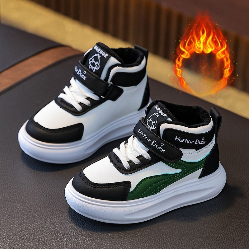 Bērnu sporta apavi PU augšdaļa, PVC zole, viegli, anti-slīdēšana, izturīgi (pavasaris/rudens; Velcro)