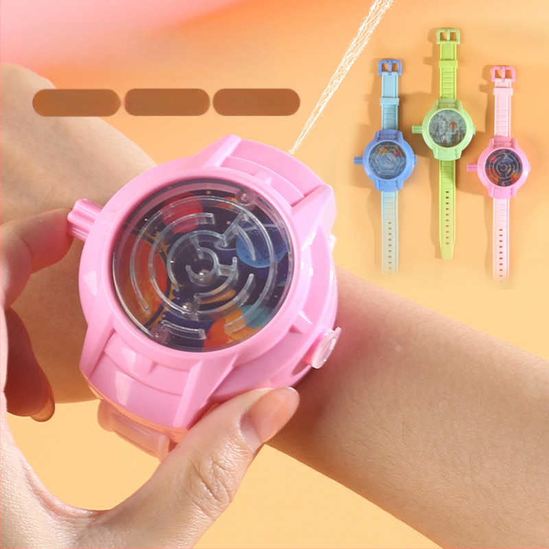 Labirintinis vandens žaislas vaikams – vieno mygtuko purškimas, plastikinė konstrukcija, tinkama 4–6 metų vaikams