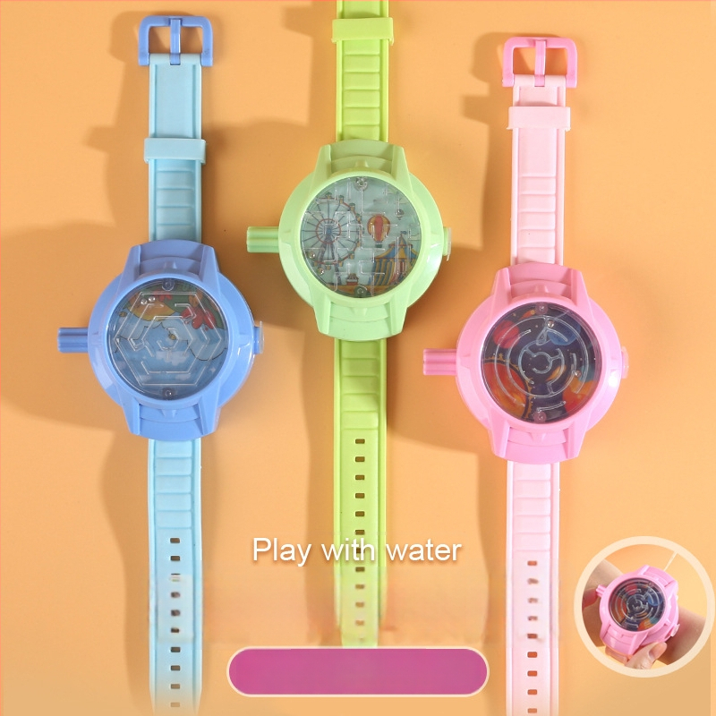 Labirintinis vandens žaislas vaikams – vieno mygtuko purškimas, plastikinė konstrukcija, tinkama 4–6 metų vaikams