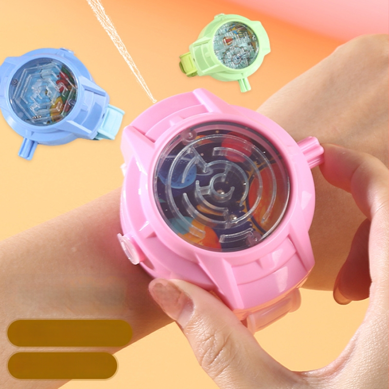 Labirintinis vandens žaislas vaikams – vieno mygtuko purškimas, plastikinė konstrukcija, tinkama 4–6 metų vaikams