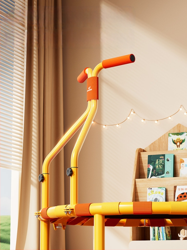 Saliekams iekšējais trampolīns pieaugušajiem un bērniem - ST 472, auksti velcēts tērauds, universāla lietošana, mājas fitnesa aprīkojums