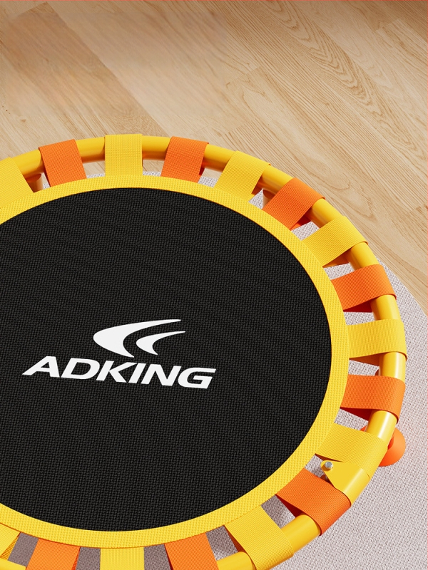 Saliekams iekšējais trampolīns pieaugušajiem un bērniem - ST 472, auksti velcēts tērauds, universāla lietošana, mājas fitnesa aprīkojums