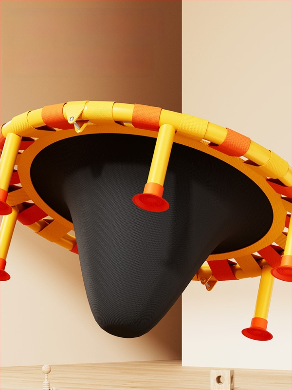 Saliekams iekšējais trampolīns pieaugušajiem un bērniem - ST 472, auksti velcēts tērauds, universāla lietošana, mājas fitnesa aprīkojums