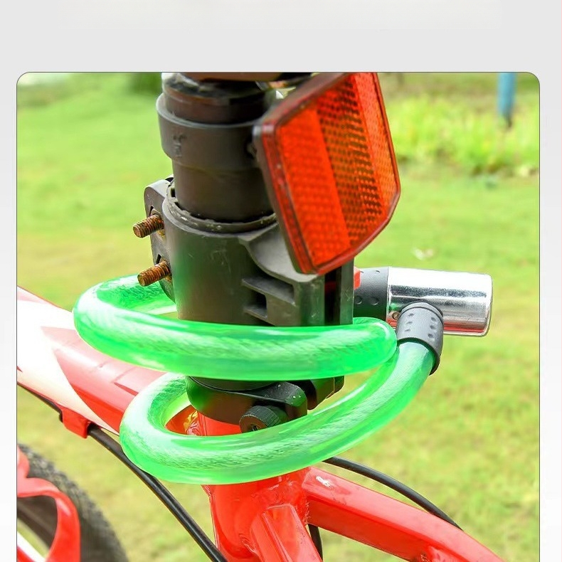 Dviračio kabelinis užraktas su plieno vielos apvalkalu, modelis 2280, svoris 1,3 kg, daugiafunkcis