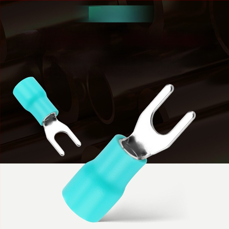 SV1.25-3 Aukstā presēt termināļu bloks, dakšu tips, varš, U-veida plug-in vadu terminālis