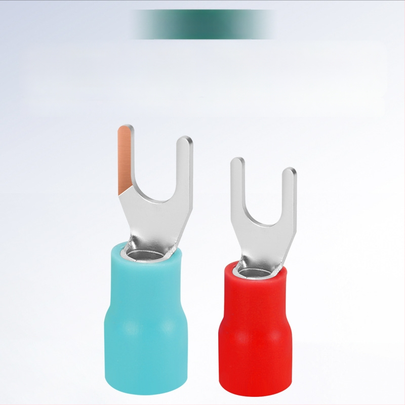 SV1.25-3 Aukstā presēt termināļu bloks, dakšu tips, varš, U-veida plug-in vadu terminālis