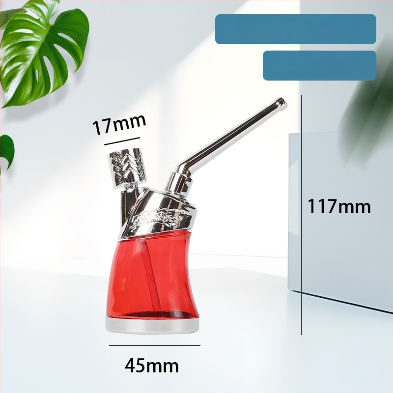 Hookah dubultās lietošanas ar caurspīdīgu daudzfiltru sistēmu, plastmasas korpuss, moderns japāņu minimalistiskais dizains