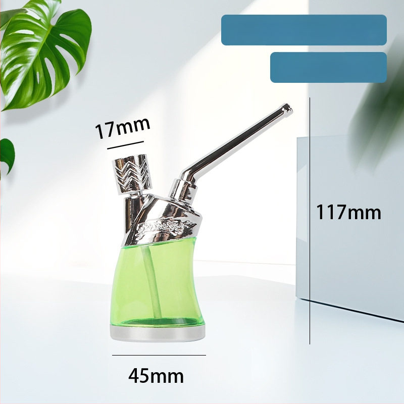 Hookah dubultās lietošanas ar caurspīdīgu daudzfiltru sistēmu, plastmasas korpuss, moderns japāņu minimalistiskais dizains