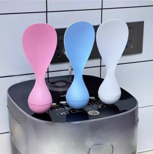 Ryžių šaukštas, plastikinis, su PVC rankena, šiuolaikiškas minimalistinis dizainas, kilmė Taizhou