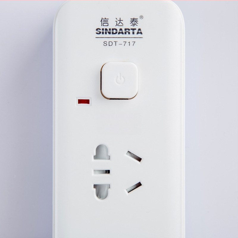 Aukštos galios 16A laidinė kištukinė lizdą didelėms elektros įrangoms, degumo atsparus korpusas, 4000W, AC100-250V