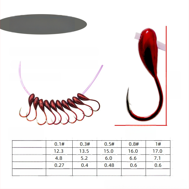 Zivju āķis ar 45° biomimētisku dizainu, komplektā 40 gab., piemērots zvejai pie upes, ezera un ūdenskrātuves