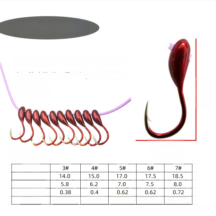 Zivju āķis ar 45° biomimētisku dizainu, komplektā 40 gab., piemērots zvejai pie upes, ezera un ūdenskrātuves