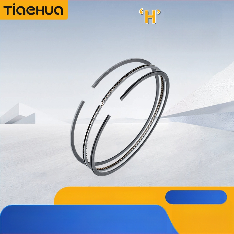 H plieno juostinis-sujungtas alyvos žiedas motociklui (Individualus apdorojimas; Medžiaga: plienas; Pilna nitridacija)