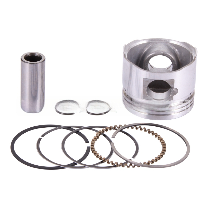 Goofit Pisto žiedo rinkinys Gy6 50cc 139QMB Taotao Baja Jonway Lance – 3 žiedo įdėklai, integruotas žiedas, cilindro paviršiaus žiedas, aliuminis, kodas K082-010