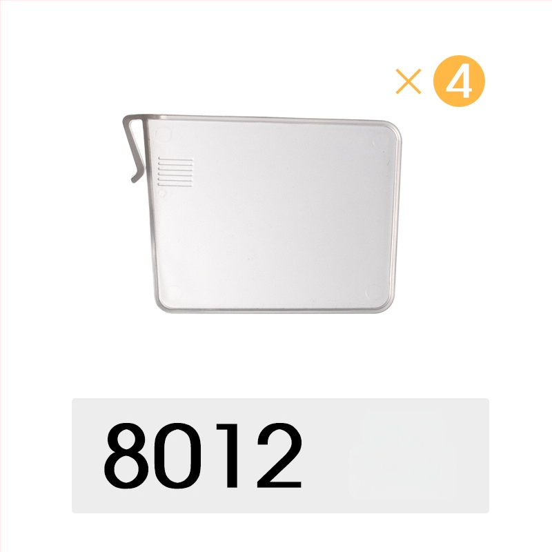 Plastist eraldusklips sahvritele ja hoiukastidele, lihtne ja kaasaegne stiil, konksu tüüpi paigaldus, 1 kiht