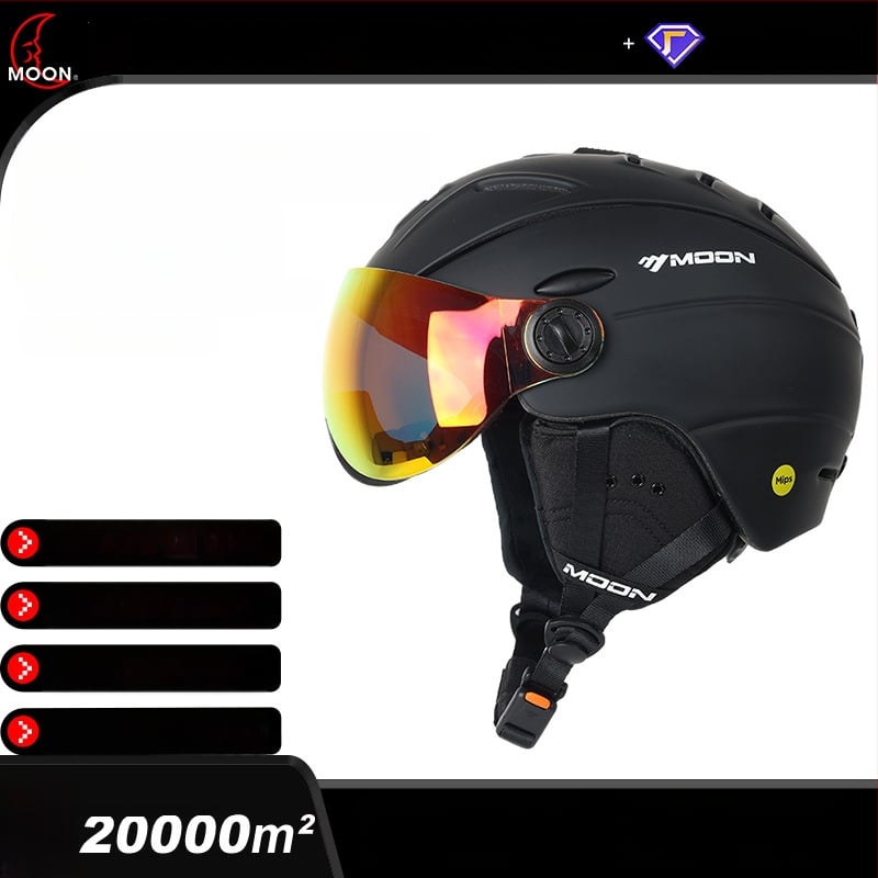 Moon slēpošanas ķivere MS95+MIPS, PC+EPS+MIPS konstrukcija, Unisex (PC+EPS+MIPS, MS95+MIPS, Moon, Unisex)