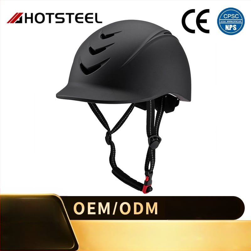 Yongbao zirga sporta ķivere - universāla pieaugušajiem, ABS/EPS korpuss, pielāgošana pieejama