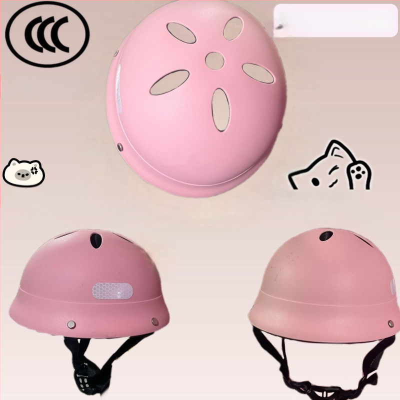 Jaapani stiilis laste kiiver, ABS, pool-kiiver, lastele, sobib off-road sõiduks skuuteriga ja balansirattaga, 3C sertifikaat.