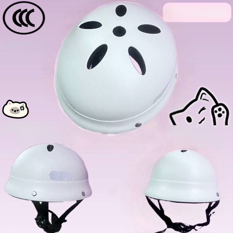 Jaapani stiilis laste kiiver, ABS, pool-kiiver, lastele, sobib off-road sõiduks skuuteriga ja balansirattaga, 3C sertifikaat.