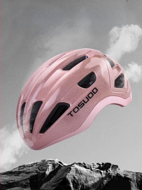 TOSUOD velosipēda ķivere, saliekama, viengabala konstrukcija, PC korpuss + EPS putas, universāla pieaugušajiem