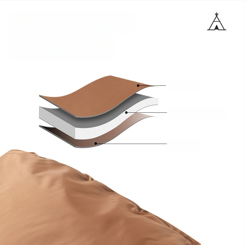 Suaugusiųjų miegmaišis su gobtuvu — nešiojamas, sujungiamas į dėžutės stiliaus dizainą, tuščias medvilnės užpildas, poliesterio audinys, šlifuoto audinio pamušalas, svoris 1000/1500/2000 g