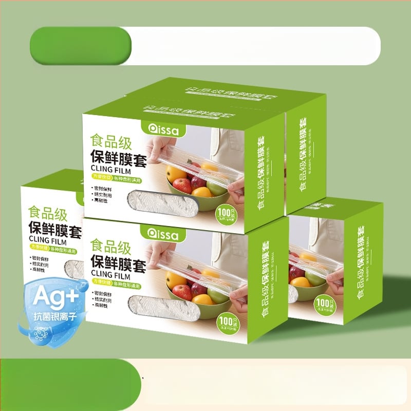 Antibakterijski pokrov folije za očuvanje svježine, jednokratne vrećice za hranu, kuhinjska folija s podesivim zatvaranjem
