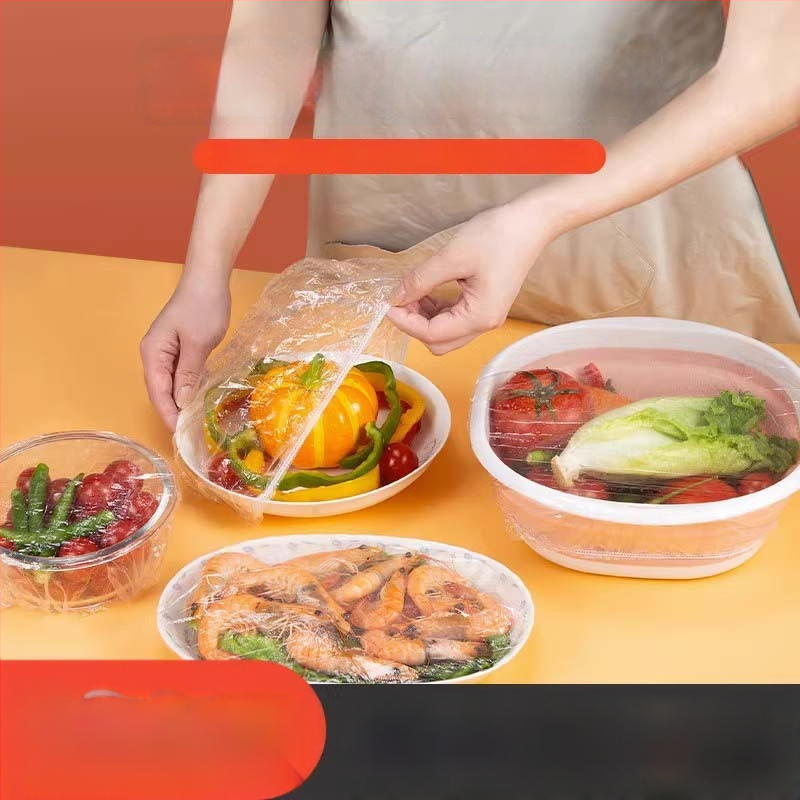Antibakterijski pokrov folije za očuvanje svježine, jednokratne vrećice za hranu, kuhinjska folija s podesivim zatvaranjem