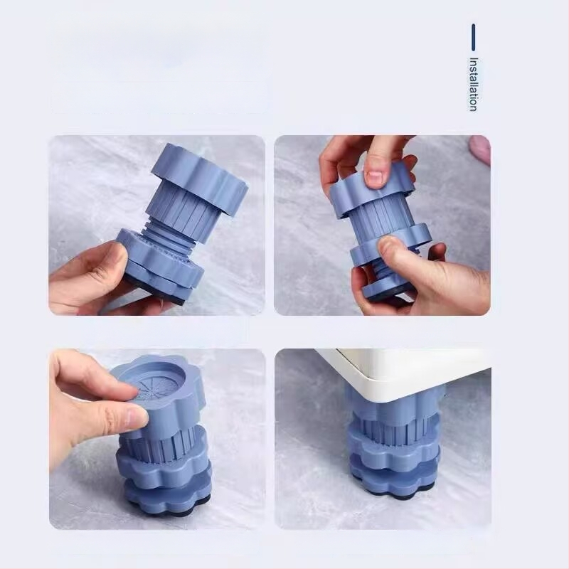 Skalbimo mašinos kojų pagalvėlė – neslystanti, anti-vibracinė, reguliuojamo aukščio, universalus, be įrengimo