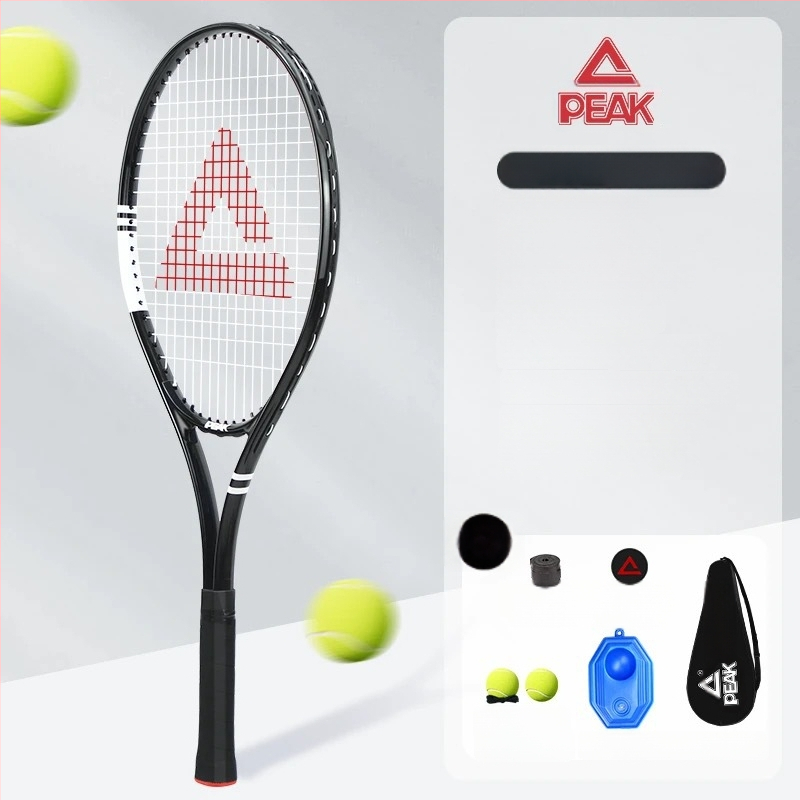 Peak teniso atšokimo treniruoklis - aliuminio lydinio rėmas, nailono tinklas, svoris 95–100 g, vieno žaidėjo treniruotė staliniam tenisui ir pūkiniam tenisui