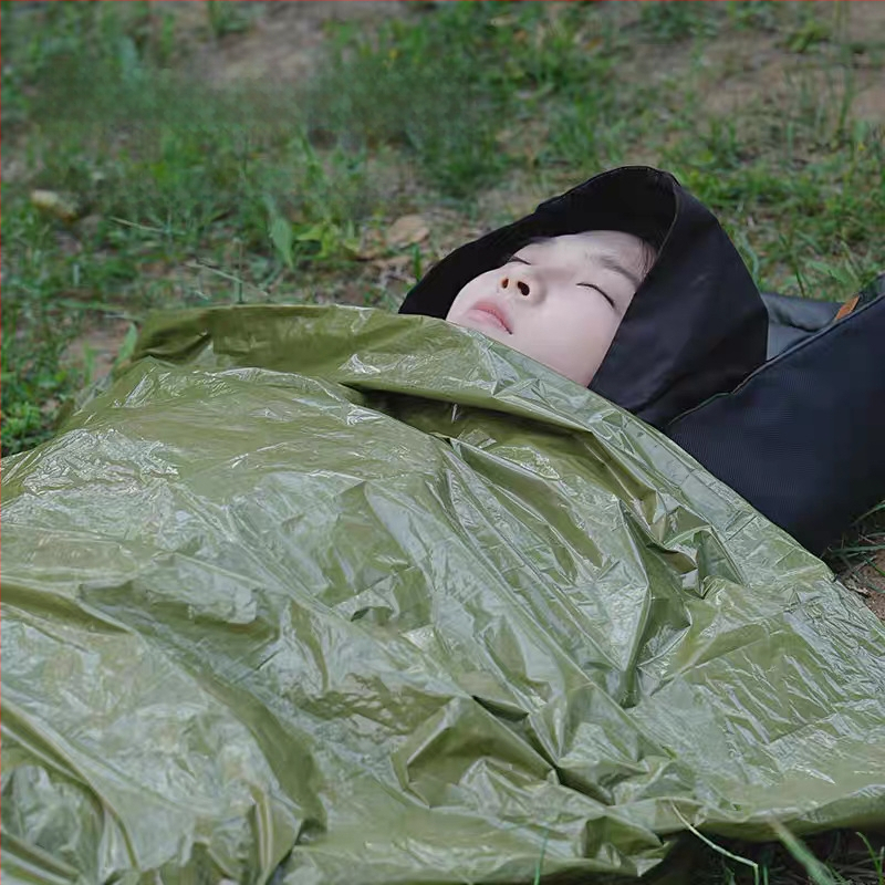 Mitmekülgne magamiskott matkamiseks ja ellujäämiseks (Bränd: Blue Sail; Päritolu: Hiina; Toote kategooria: Magamiskott, Ellujäämisvahendid)