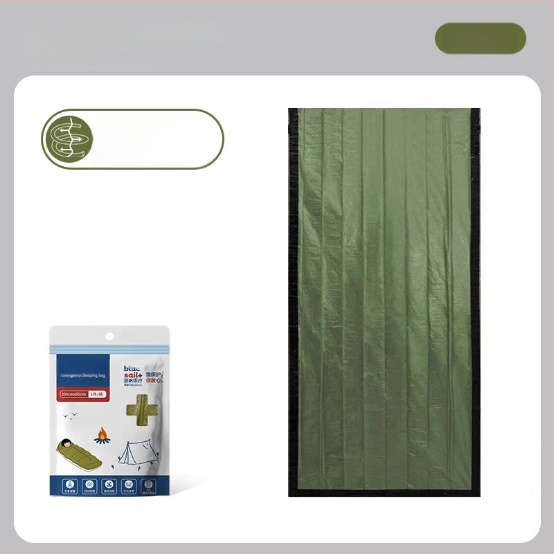 Mitmekülgne magamiskott matkamiseks ja ellujäämiseks (Bränd: Blue Sail; Päritolu: Hiina; Toote kategooria: Magamiskott, Ellujäämisvahendid)